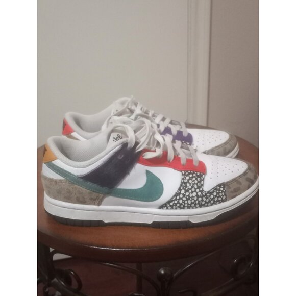Nike Dunk Low Safari Mix Women's Size 6 Low Top Shoes Sneakers DN3866-100 - Picture 1 of 13